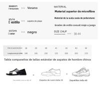 Sandalias de Hombre 2025 Zapatos Casuales para Exteriores de Suela Suave - details 2