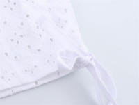 Camisetas Sin Mangas con Bordado para Mujer OUWU Top Corto Sencillo Liso Versátil - details 9