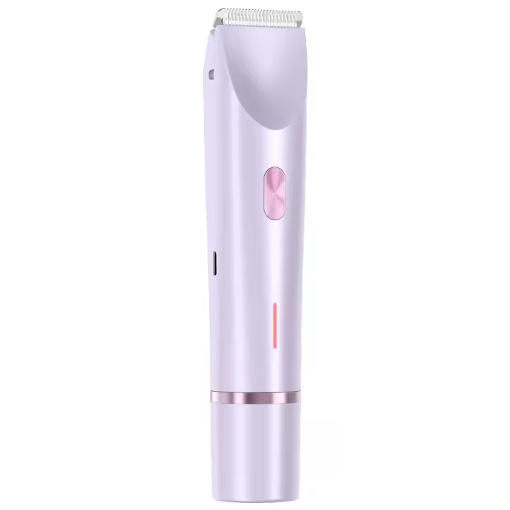 Afeitadoras eléctricas 3 en 1 de doble cabezal para mujer, suavizan la cara sedosa húmeda/seca, áreas privadas del cuerpo, depiladora indolora impermeable IPX7 - 1