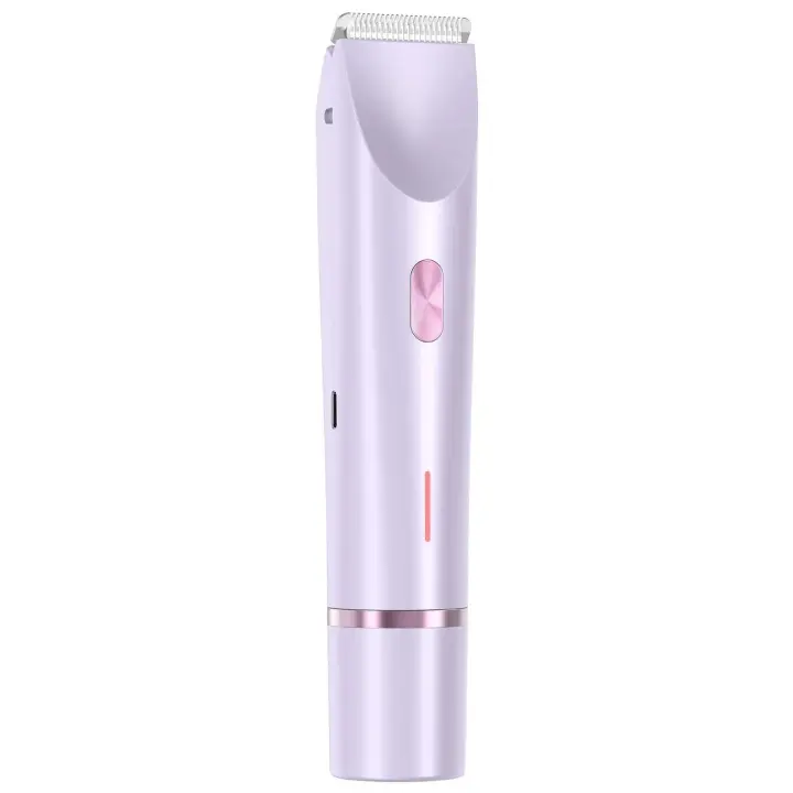 Afeitadoras eléctricas 3 en 1 de doble cabezal para mujer, suavizan la cara sedosa húmeda/seca, áreas privadas del cuerpo, depiladora indolora impermeable IPX7 - 1