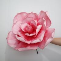 Flor de Magnolia simulada 3D, 30/50CM, flor de simulación de espuma colorida, paisaje de centro comercial, decoración de boda, flor simulada - details 18