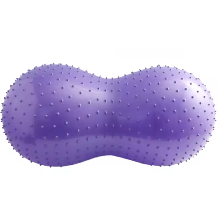 Bola de cacahuete portátil para terapia de niños, pelota de ejercicio de cacahuete con aire, espesar, PVC, embarazo - 1