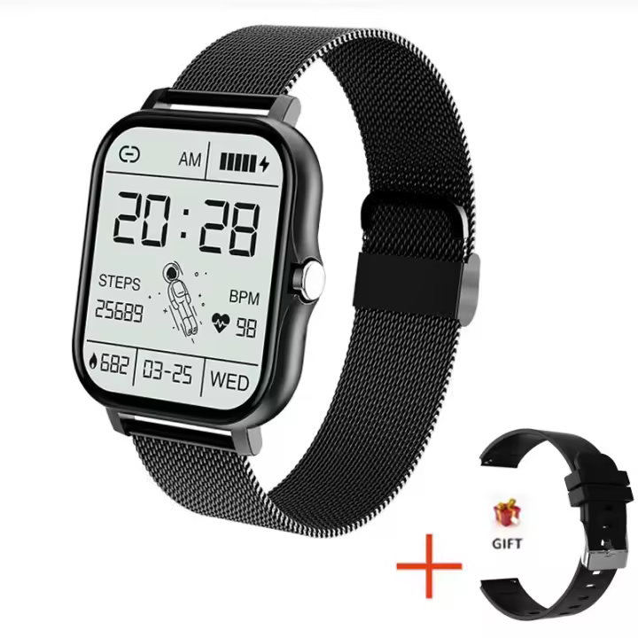 Reloj mujer inteligente Fitness deporte Bluetooth llamada sano ritmo cardíaco hombre reloj - 1