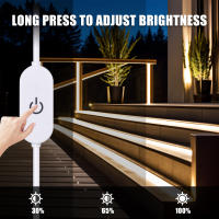 Tira de luces LED con Sensor táctil, cinta de luz de neón Flexible, impermeable, regulable, 5V, USB, lámpara de iluminación para decoración de habitación - details 2