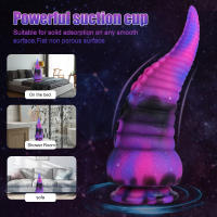 Consolador realista de silicona suave para mujer, masajeador de próstata de Color estrellado, tapón Anal grande, consoladores gruesos, Juguetes sexuales anales - details 2