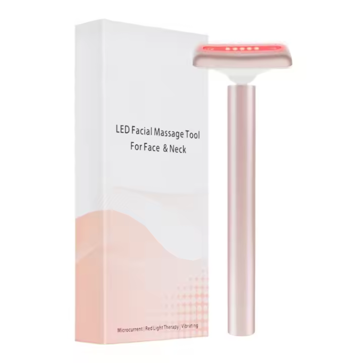 Barra de terapia de luz roja para rejuvenecimiento de la piel facial, equipo de cuidado de la piel de la cara, cuello y ojos, varita de luz roja LED - 1