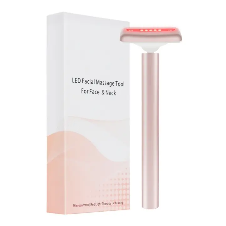 Barra de terapia de luz roja para rejuvenecimiento de la piel facial, equipo de cuidado de La piel de la cara, y Ojos Cuello, Varita de luz roja LED - 1