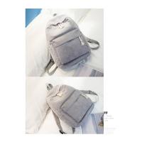 Mochila escolar de diseño de pana para mujer, bolso de hombro a rayas para adolescentes, bolsa de viaje - details 8