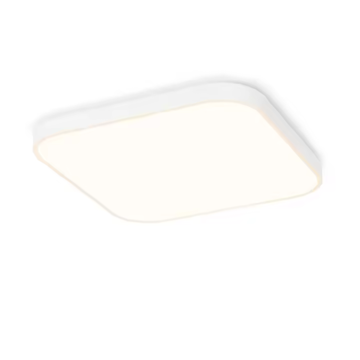 CBJKTX Luz de techo LED Dormitorio Plano 27 cm Lámpara de cocina Blanco cálido IP44 Baño Pasillo Cuadrado 19 W - 1