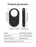 Rastreador GPS Etiqueta Bluetooth inteligente a través de Find My Finder para llaves, bolsa para mascotas, resistente al agua e IP54 con funda de silicona - details 10