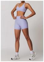 Pantalones Cortos de Yoga de Cintura Alta Nylon Transpirable y Secado Rápido - details 18