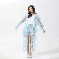 Chubasquero largo grueso de EVA para adultos, Poncho no desechable, impermeable, transparente, 1 piezas - details 3