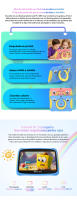 Tablet para Niños Blackview Tab 3 de 7 Pulgadas 2023 con Android 13 RAM de 4GB(2+2) ROM de 32GB MaLi Procesador Gráfico HD+TN Pantalla Resolución 1024*600 Pixels Soporte USB OTG - details 3