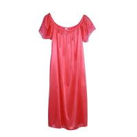 Las mujeres usan vestidos de noche sexys de seda helada Ence lisos, pijamas de mujer, pijamas de talla grande - details 11