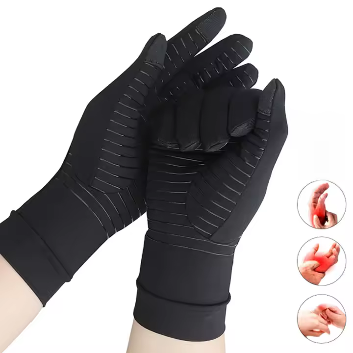 Tcare Guantes de Artritis de Compresión con Dedos Táctiles de Cobre - 1