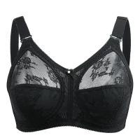 Sujetador de encaje Sexy para mujer, minimizador de realce de figura completa, sujetador de pecho grande inalámbrico de talla grande 36 38 40 42 44 46 48 50 B C D E - details 14