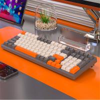 Teclado mecánico de 100 teclas, 2,4G, Bluetooth, estructura de junta de teclado inalámbrico - details 5