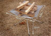 Pozo portátil para exteriores, soporte contra incendios de malla de acero, estufa, calentador de madera, suministros para acampar, patio trasero y jardín - details 3