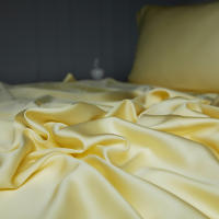 Conjuntos de Ropa de Cama de Algodón Natural Alta Cuenta de Hilos, Grado 5A, Tamaño de Cama Rey 2.0m, Color Sólido - details 5