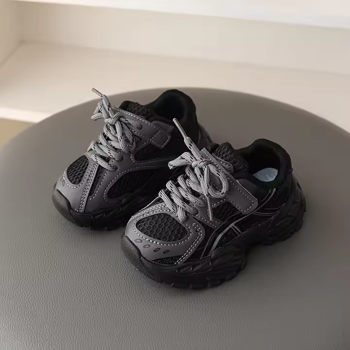 Los niños zapatos deportivos niños primavera y otoño nuevos zapatos de las niñas papá zapatos de malla transpirable niños zapatos para correr jardín de infantes - 1
