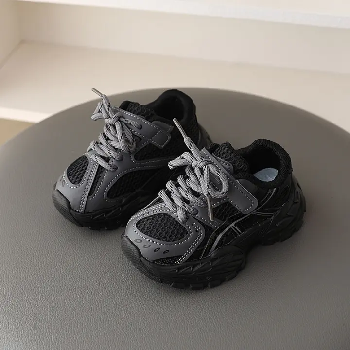 Los niños zapatos deportivos niños primavera y otoño nuevos zapatos de las niñas papá zapatos de malla transpirable niños zapatos para correr jardín de infantes - 1