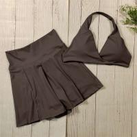 Conjunto de Deportiva Fiess Falda de Yoga de Cintura Alta Traje de Entrenamiento de Tres Piezas - details 4