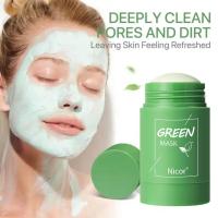Mascarilla de limpieza facial, té verde, mascarilla de limpieza profunda, Control, elimina palo, agua, barro, puntos negros, repone la película retráctil, hidrata los poros I1S9 - details 7