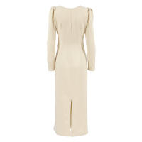 Vestido largo elegante de invierno con manga de viajero, nuevo estilo francés, traje de extremo para mujer - details 19