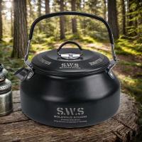Tetera de 0,8 litros, olla ultra de acero inoxidable 304, VIES para exteriores y cafetera ligera para acampar - details 5
