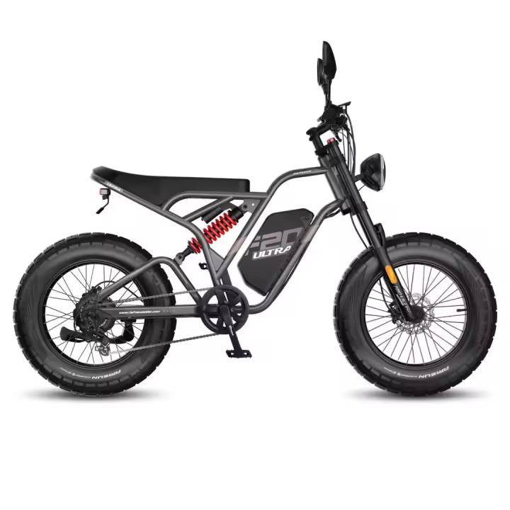 FAFREES F20 ULTRA bicicleta eléctrica 25Ah 1200W 100km 20*5.0" versión mejorada negro - 1