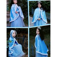 Capa de disfraz de princesa para niña, accesorios de fiesta, Blancanieves, Elsa, Anna, Rapunzel, Aurora, lentejuelas, Halloween - details 17