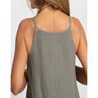Vestido largo blanco informal bohemio Maxi de verano para mujer, elegante vestido negro con tirantes finos para fiesta en la playa, vestido largo básico con tirantes divididos - details 4