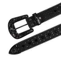 Cinturón de diamantes hecho por el hombre,cinturón de diamantes de imitación de vaquero occidental a la moda para mujer,cinturón - details 3