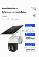 Camara de vigilancia exterior solar 4G doméstico Internet HD Binocular inteligente Visión nocturna - details 4