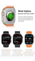 Reloj Inteligente Ultra 9 2023 para Hombres Deportivos con GPS NFC Bluetooth y Llamada Serie 9 Compás 2.2" IP68 49mm Cotaul Material de Banda de Goma Forma Cuadrada Pantalla AMOLED - details 12
