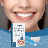 Kit de reparación dental para blanquear, eliminar manchas negras, dientes amarillos y limpiar con esponja - details 1