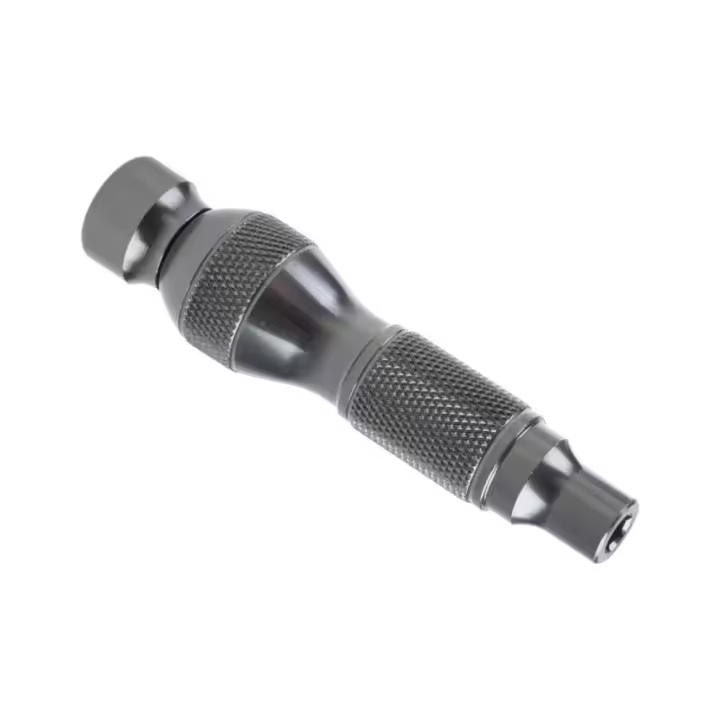 Soporte de brocas de aleación de aluminio de 6,35mm, Mini destornillador magnético ergonómico, barra de sujeción, vástago hexagonal resistente y duradero de 6,35mm - 1
