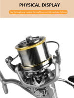 Carrete de Pesca de Alta Velocidad Serie 8000-14000 con Rueda de Fundición Larga Ultraligera de Aleación de Aluminio 17+1 Soporte de Bobina 4.8:1 - details 13