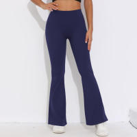 Hamidou-pantalones acampanados de Yoga para mujer, Leggings para Fitness, pantalones de cintura alta para levantar el trasero, pantalones de secado rápido para ciclismo y Fitness - details 30