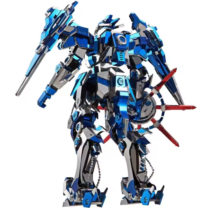 Piececool-rompecabezas 3D de Metal, Kits de modelos Blue Mech, Juguetes DIY, rompecabezas, regalos de cumpleaños y San Valentín para adolescentes - 1
