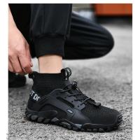 Zapatos de Caminata de Alta Calidad para Hombres Zapatillas Deportivas Transpirables Elásticas para Acampar al Aire Libre - details 11