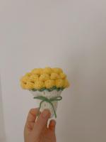 Kit de posavasos de ramo de rosas tejido a manodiyManteles individuales terminados - details 15