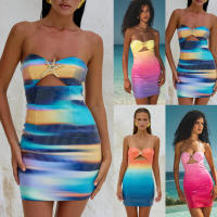 Vestido de manga larga con estampado de lentejuelas para mujer, primavera-verano 2025 - details 0
