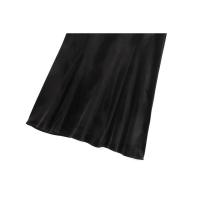 BUNO-2025 falda de satén negro para mujer, faldas largas elegantes de cintura alta para mujer, falda Midi de verano a la moda, faldas de oficina para mujer - details 8
