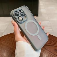 Funda de Lujo Mate Transparente y a Prueba de Golpes Carga Inalámbrica Magsafe para iPhone 16, 15, 14, 13, 12, 11 Pro Max Accesorios de Electrónica - details 5