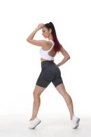 Nuevos pantalones cortos deportivos de cintura alta sin costuras con forma de sonrisa para mujer, pantalones cortos de entrenamiento de Yoga con realce, pantalones cortos sexys para correr y Fitness - details 30