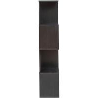Estantería decorativa/estantes flotantes/Estantería de madera/Estantería con 4 estantes, oficina,modular, sala de estar, biblioteca - Display Shelf SRK-W3 - Marrón ceniza - details 84