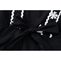 Elegante Vestido Midi TRAFZA Moda de Verano con Espalda Desnuda, Cuello Cuadrado, Correas y Estampado - details 7
