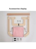 Cama de Mascota Colgante Hamaca de Ventana de Madera Lavable y Removible Ideal para Gatitos - details 8