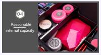 Caja de cosméticos de cuero PU para mujer, bolso impermeable de gran capacidad para maquillaje de tatuaje de viaje, nuevo - details 21